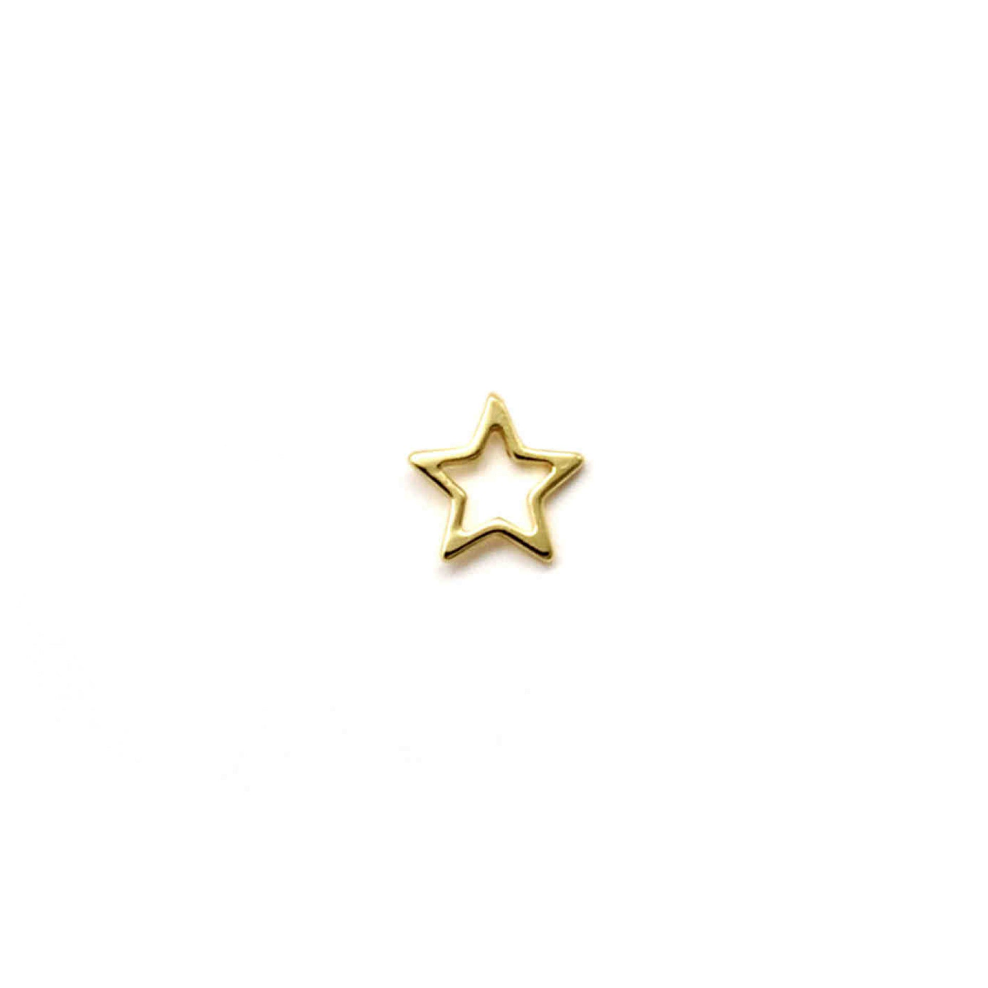 Monorecchino Star Micro Gold