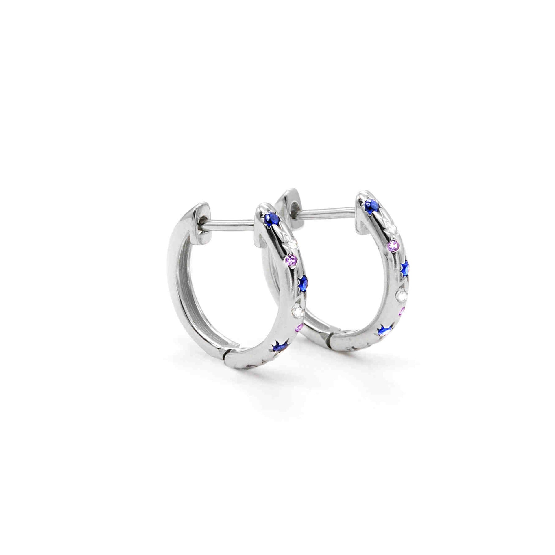 Ella Silver Hoop Single Earring