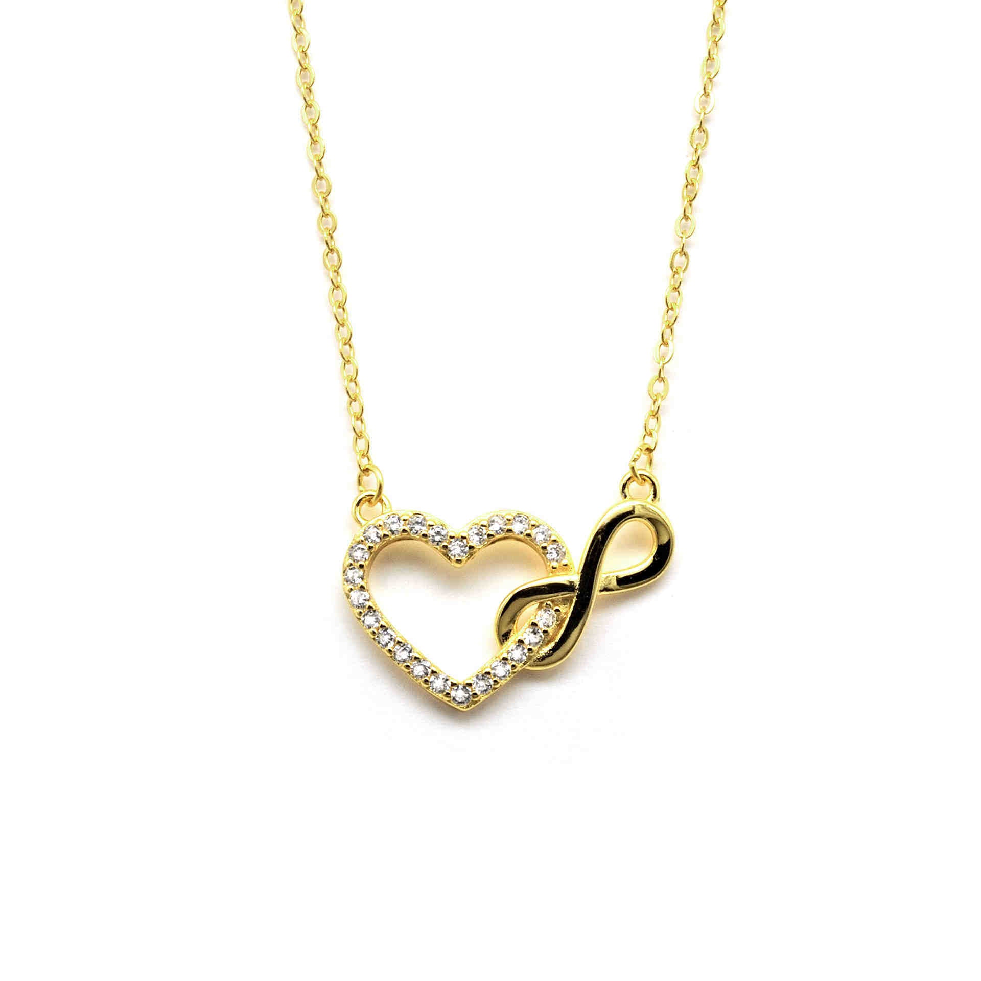 Infinity Love Gold Necklace