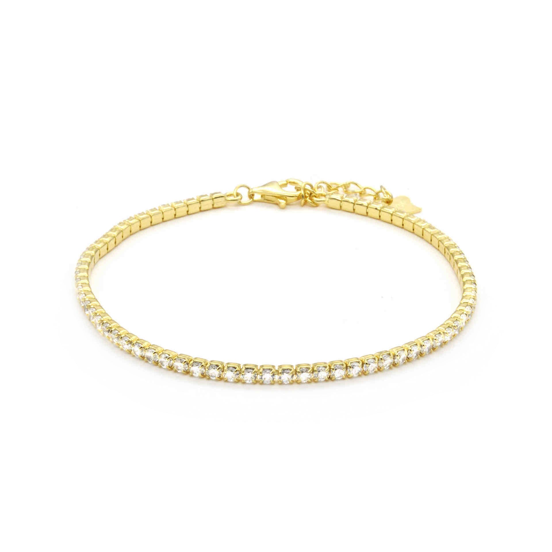 Bracciale Lara Tennis Slim Gold