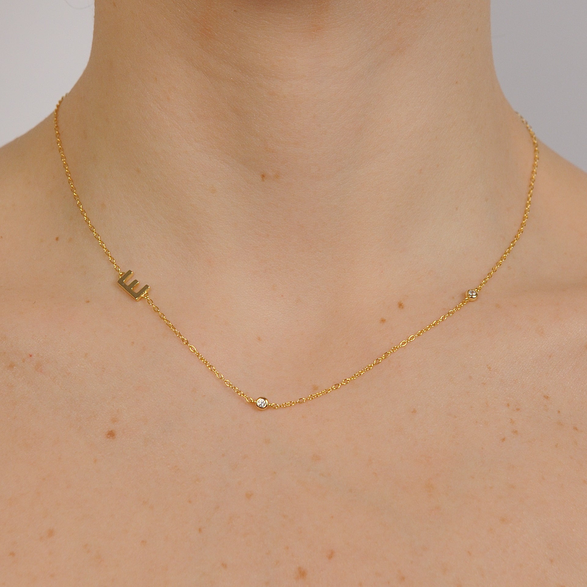 Collana Choker Cloe Lettering Gold