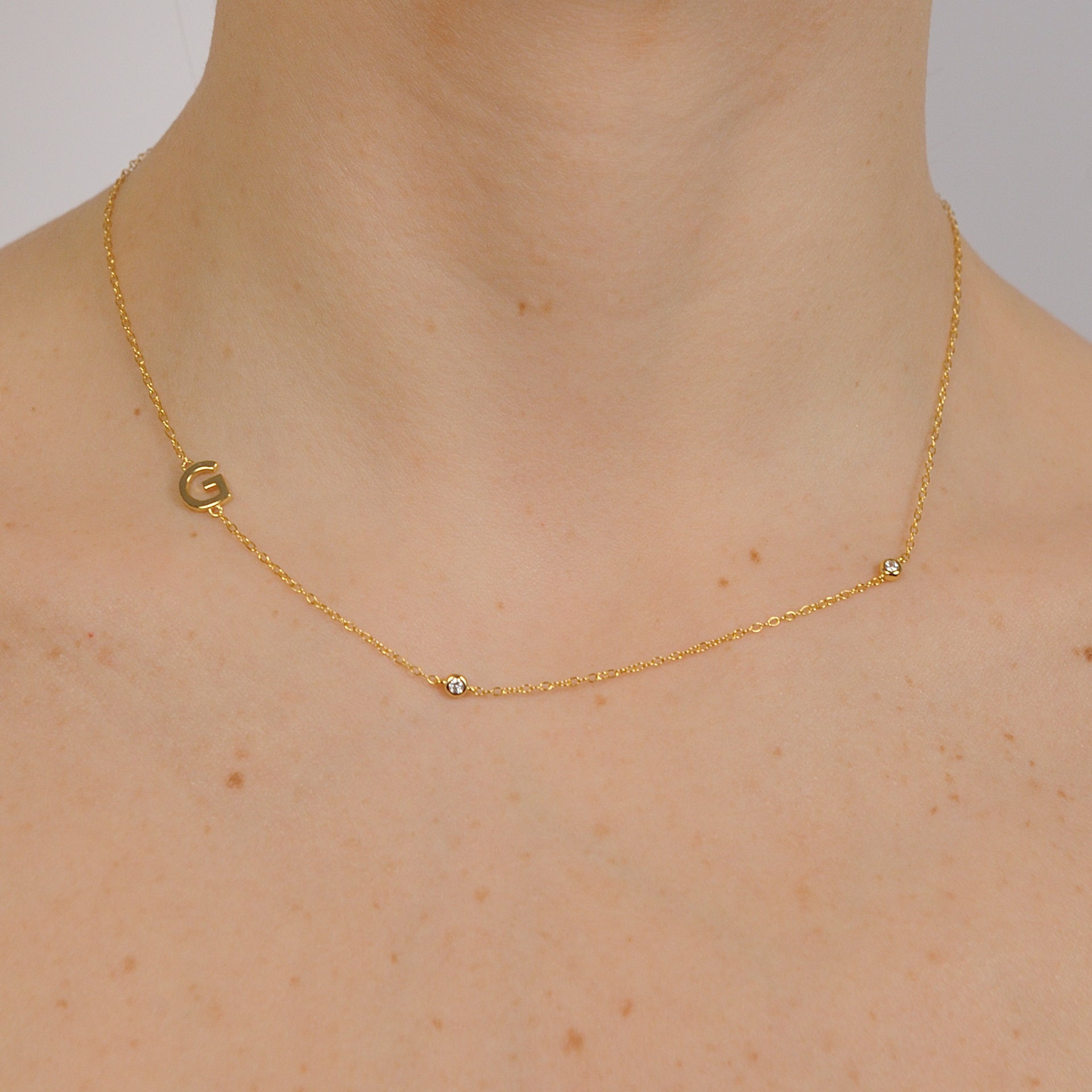 Collana Choker Cloe Lettering Gold