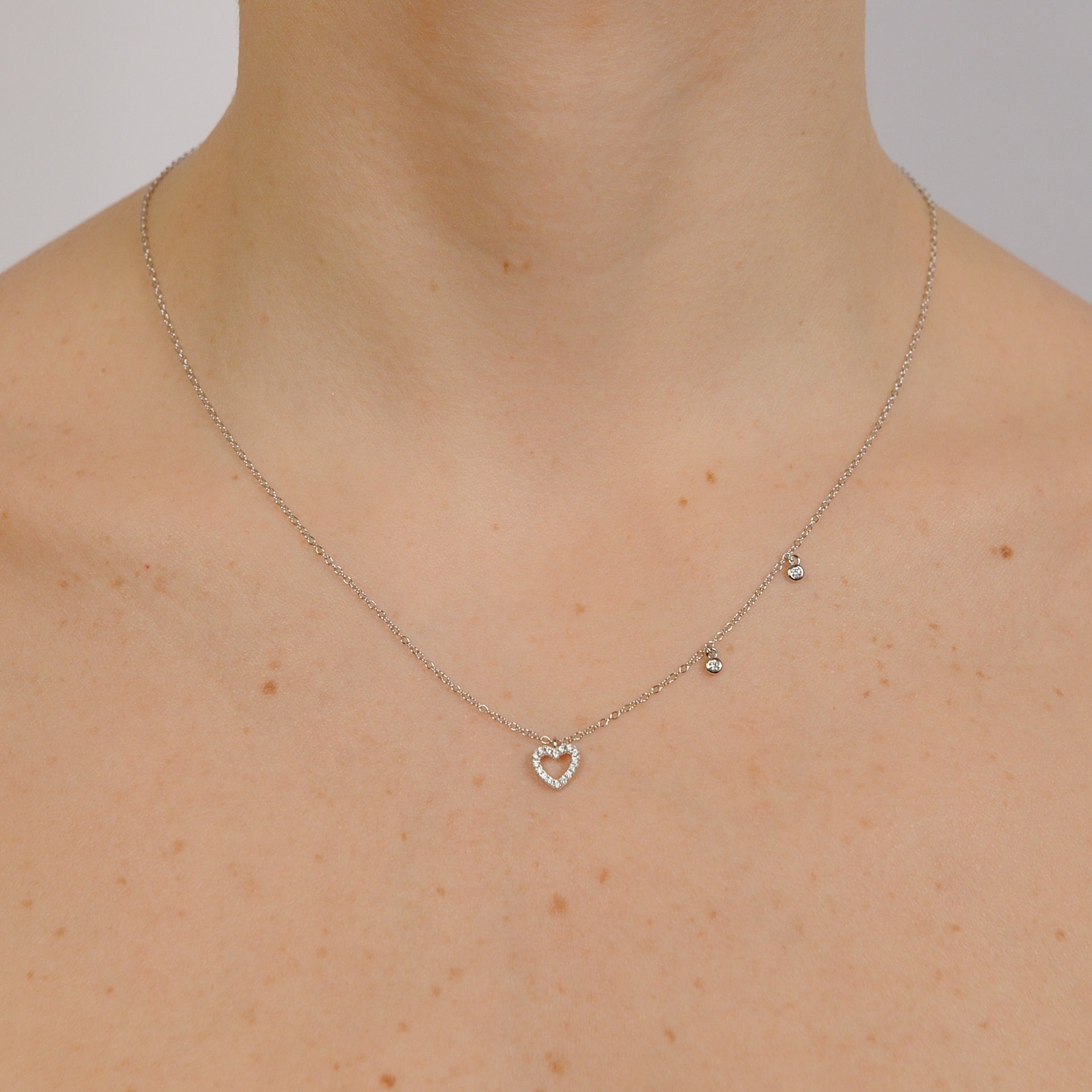 Collana Endless Cuore Forato Gold