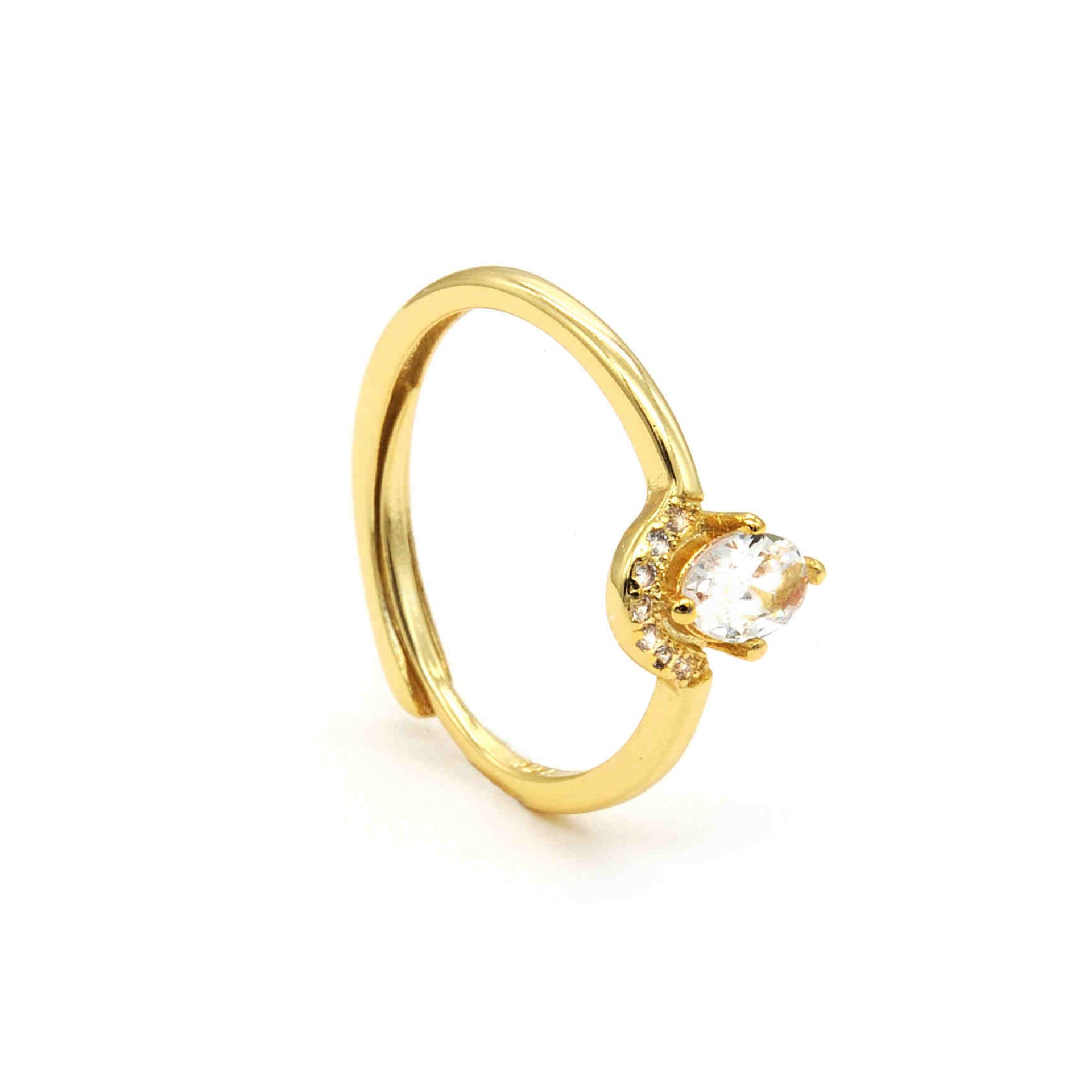 Anello Gisella A Goccia Gold