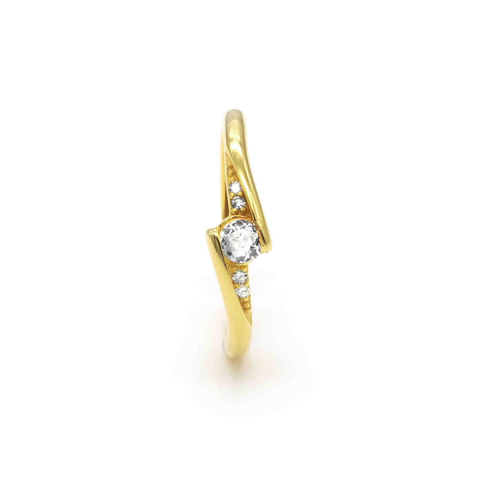 Talia Infinity Shine Gold ring