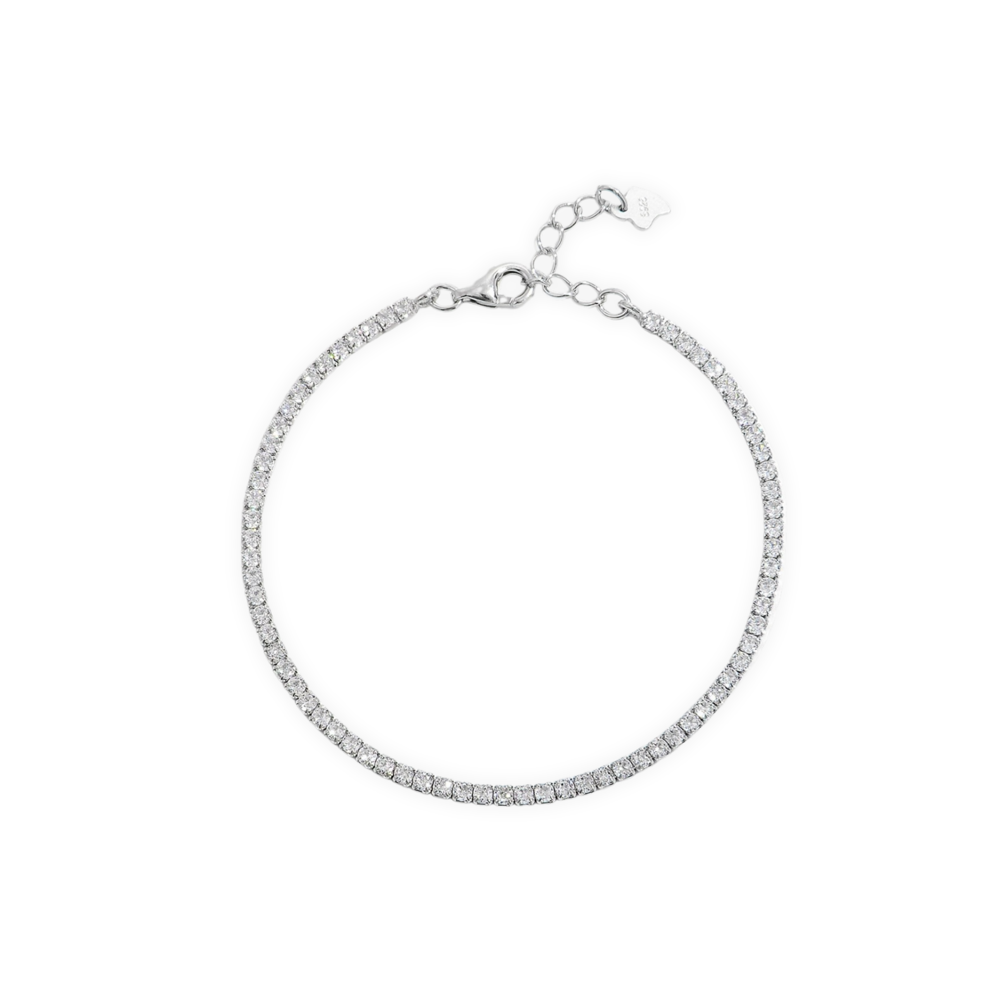 Bracciale Lara Tennis Slim Silver